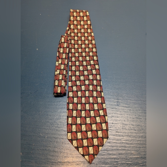 Di moggi mens neck tie swirls 58" - Picture 1 of 6